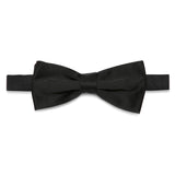Onyx Silk Bowtie