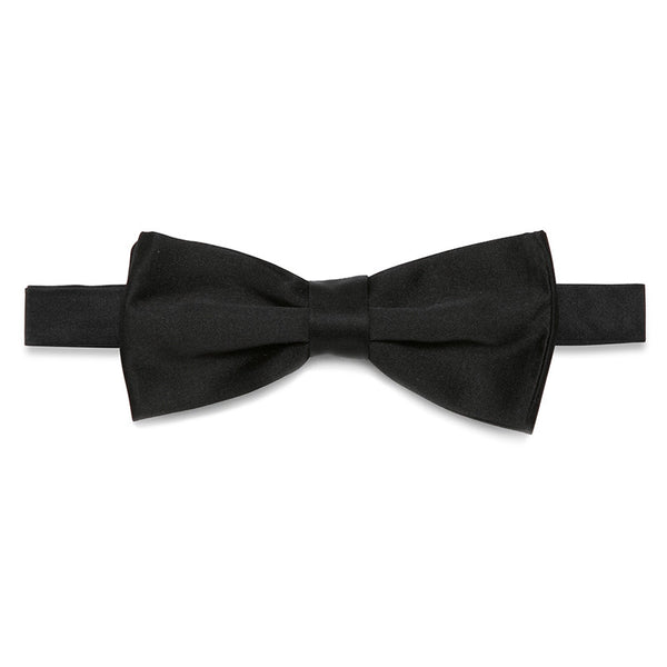 Onyx Silk Bowtie