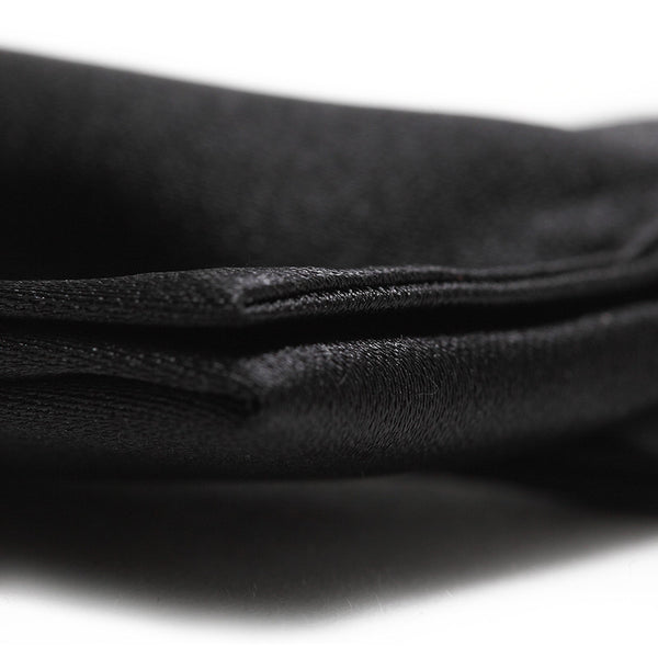 Onyx Silk Bowtie