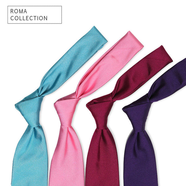 Cyan Roma Silk Tie