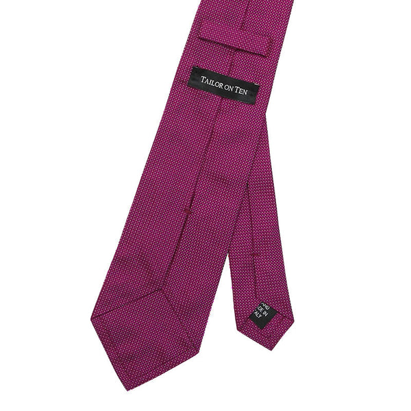Plum Firenze Silk Tie