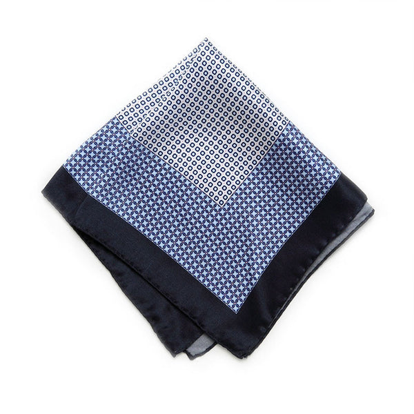 Midnight Pescara Pocket Square