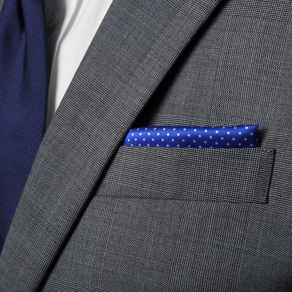 Sapphire Livorno Pocket Square
