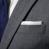 Snow Trento Pocket Square