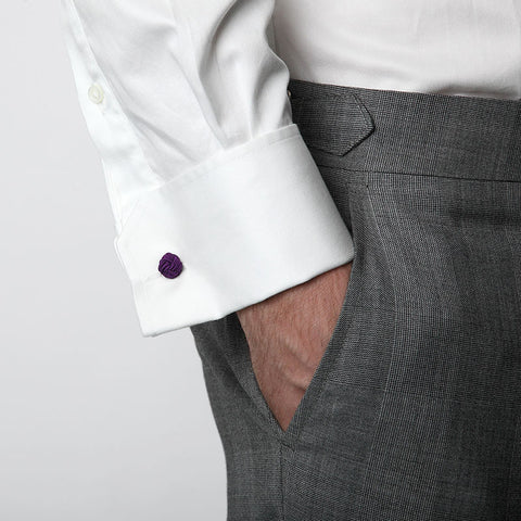 Eggplant Silk Knots